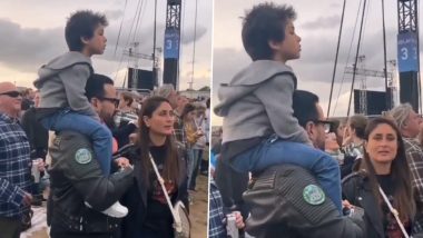 The Rolling Stones Concert: Video of Taimur, Kareena Kapoor, Saif Ali Khan Attending The Rock Concert In London Goes Viral – WATCH